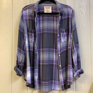 Purple Plaid Flannel